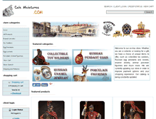 Tablet Screenshot of caleminiatures.com